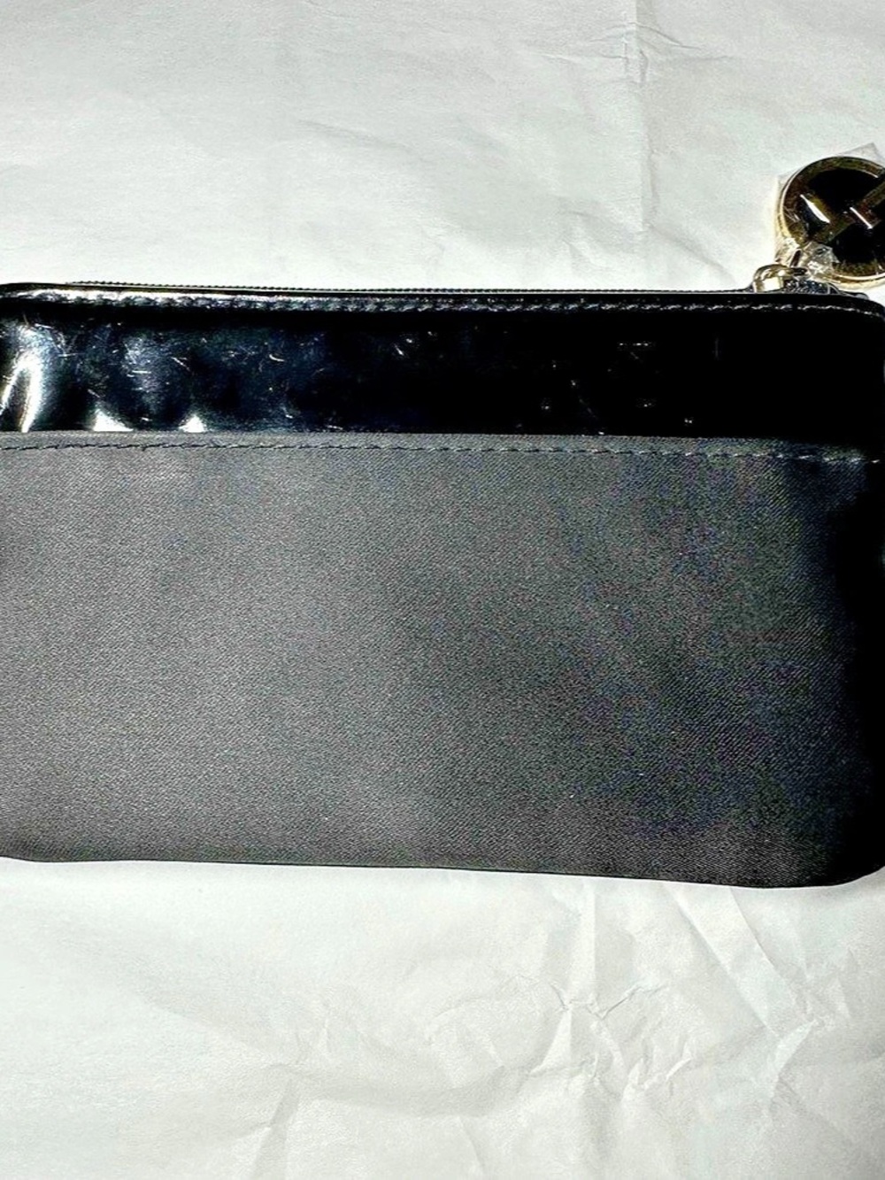 GWP: Giorgio Armani Parfums Small Black Cosmetic Pouch NWOT